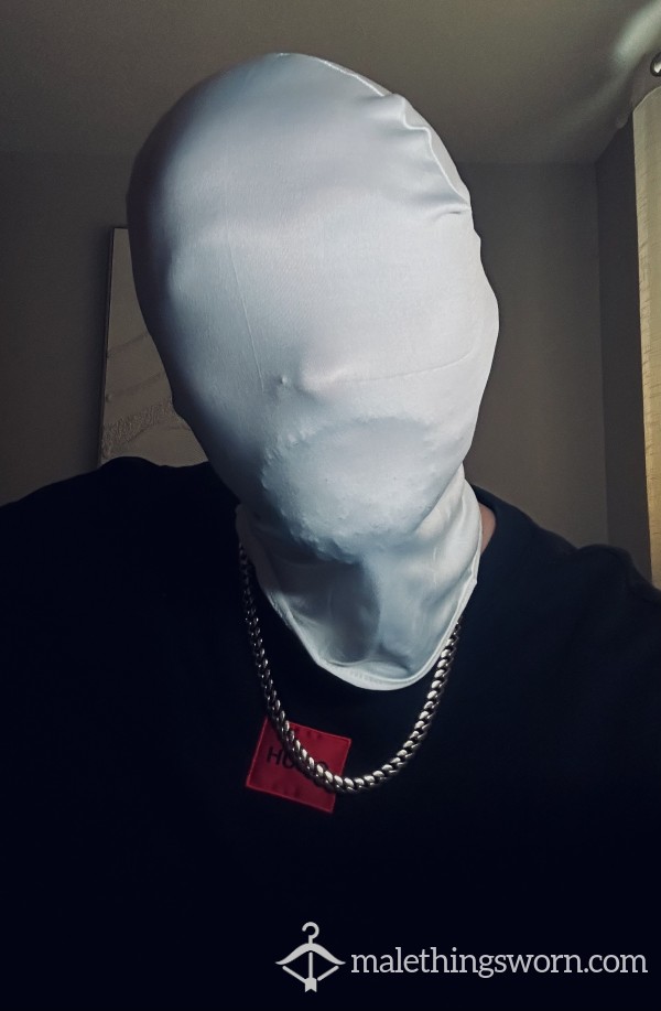 🎭 WHITE C*m Filled Morph Mask 🎭 + GRAFFITI 🫟