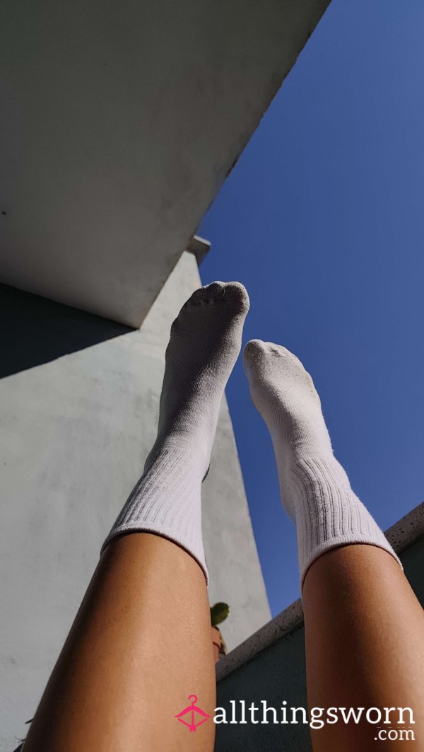 White Dirty Smelly Socks
