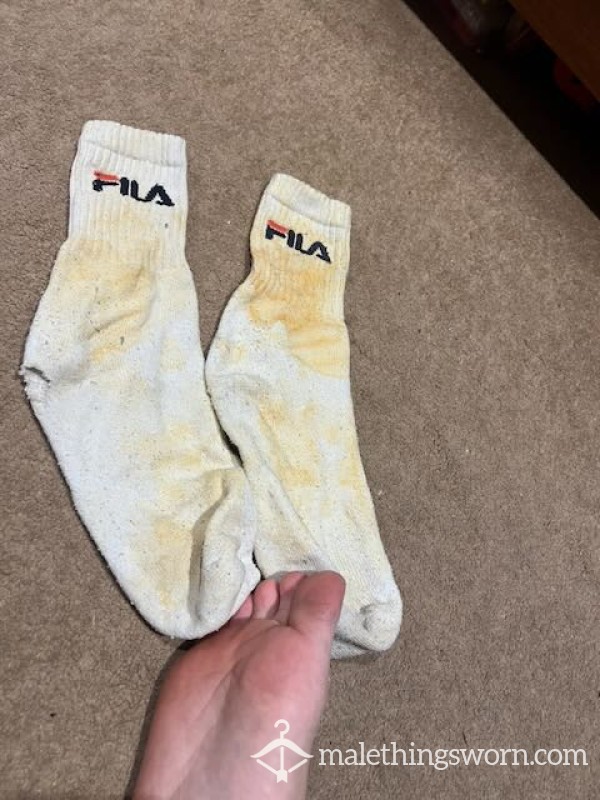 White Dirty Socks