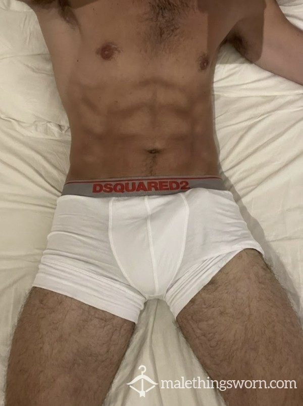 White DSquared2 Pair Of Used Underwear ⬜️
