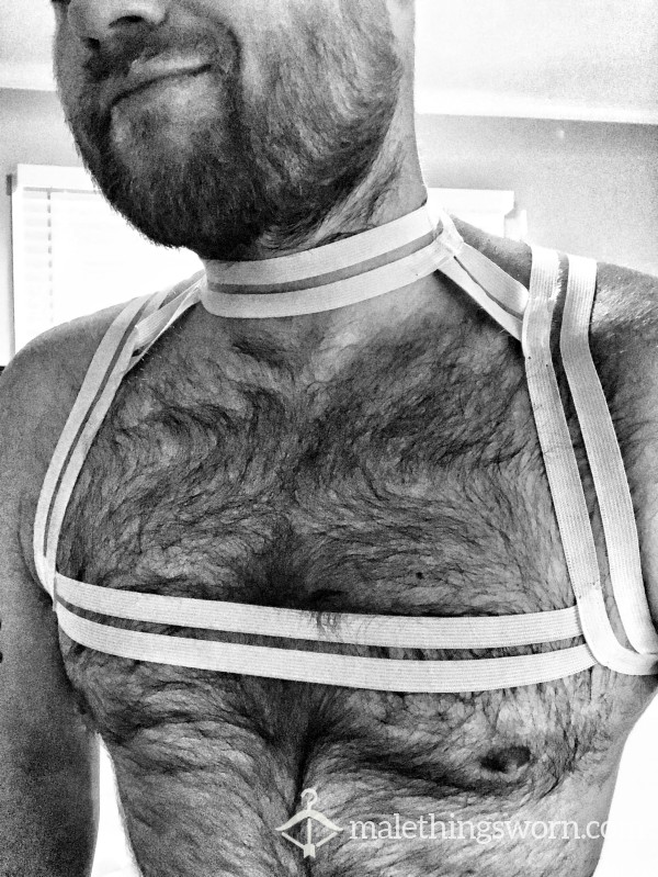 White Elastic Harness