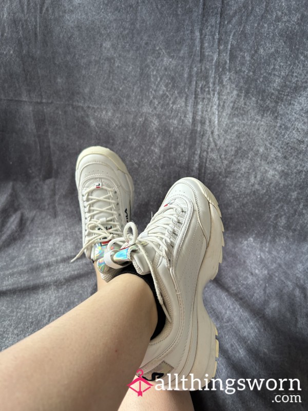 White FILA Trainers