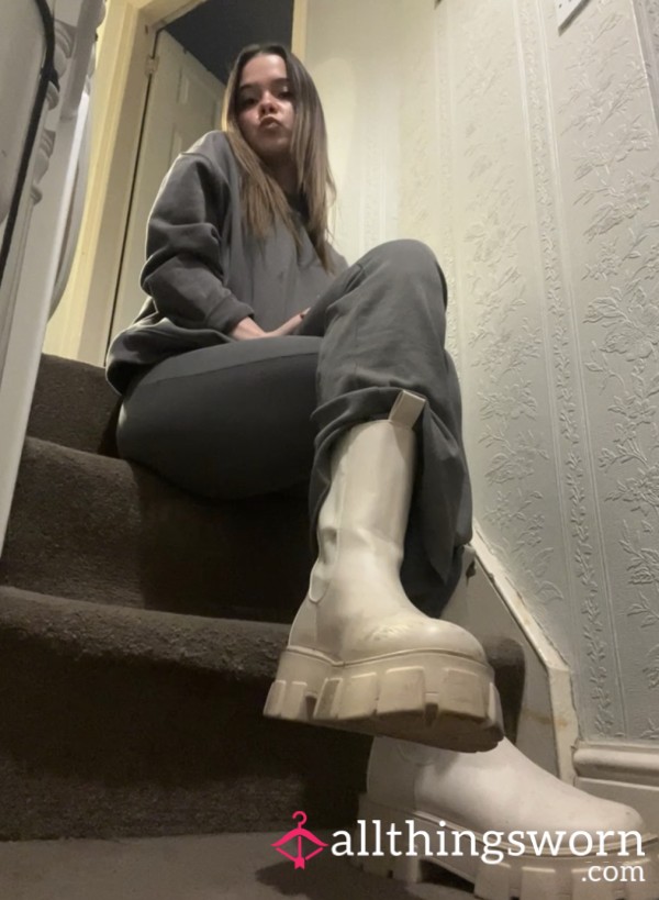 White Filthy Boots 🥾
