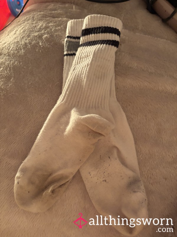 White Filthy Odd Socks