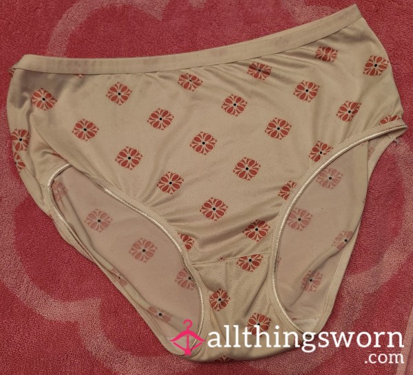 White Flower Briefs