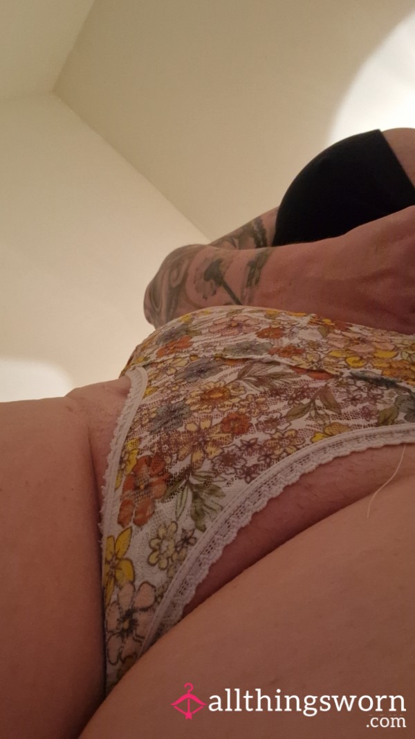 White Flower Thong 24hrs