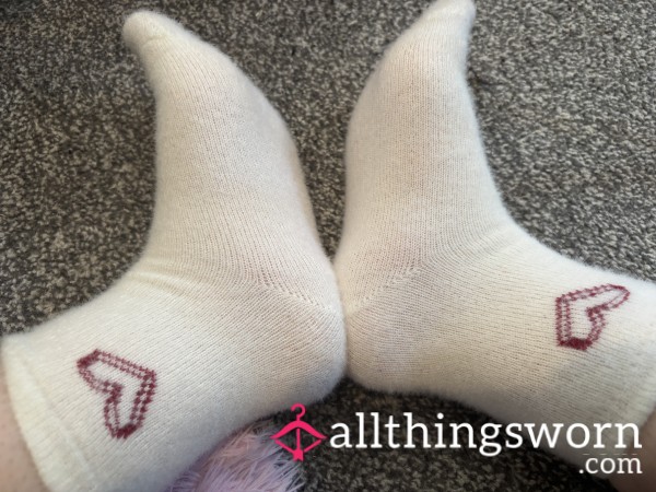 White Fluffy Socks