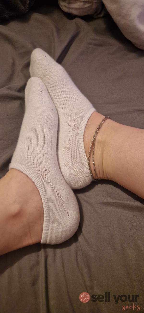 White *for Now* Trainer Socks