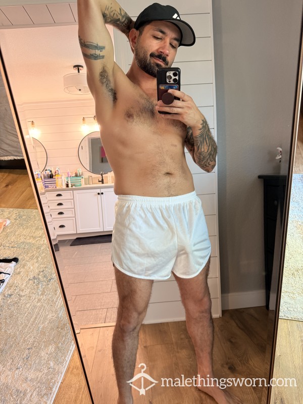 White Freeballing Shorts