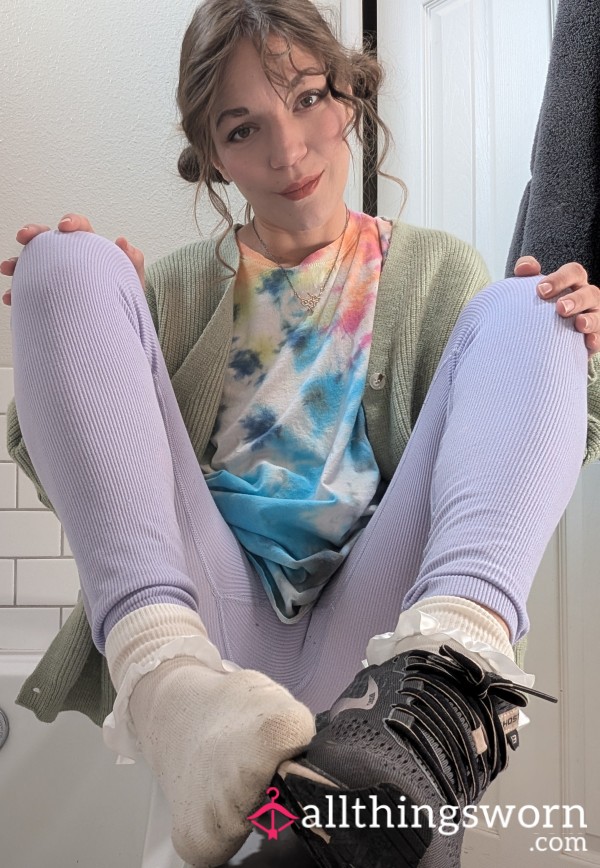 White Frilly Socks