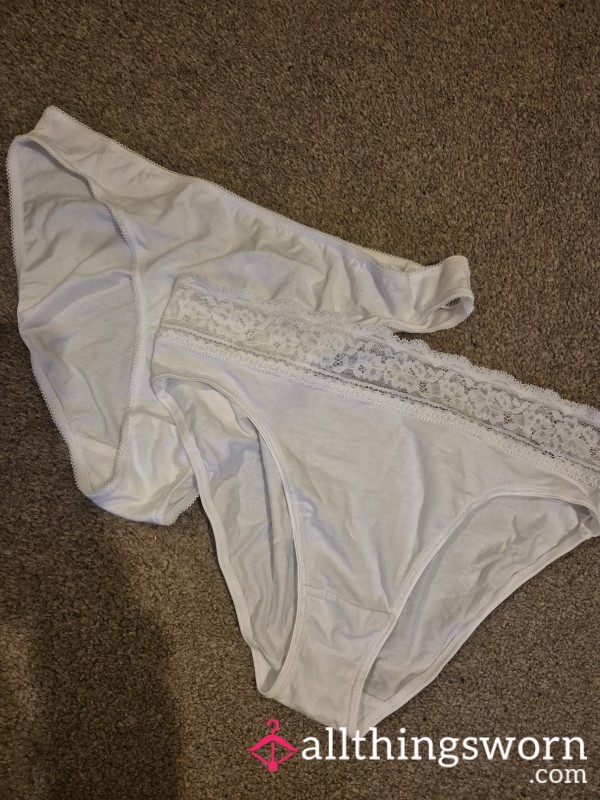 White Full Back Cotton Panties