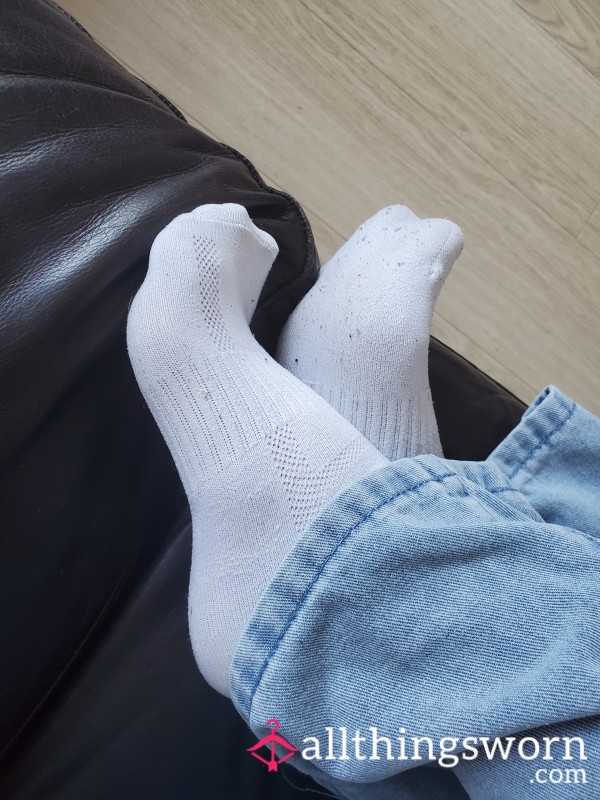 White Fully Scented Sweaty Socks - 5 Pairs Available
