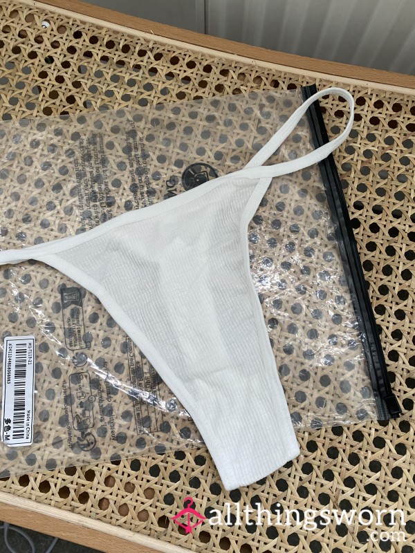 White G-string