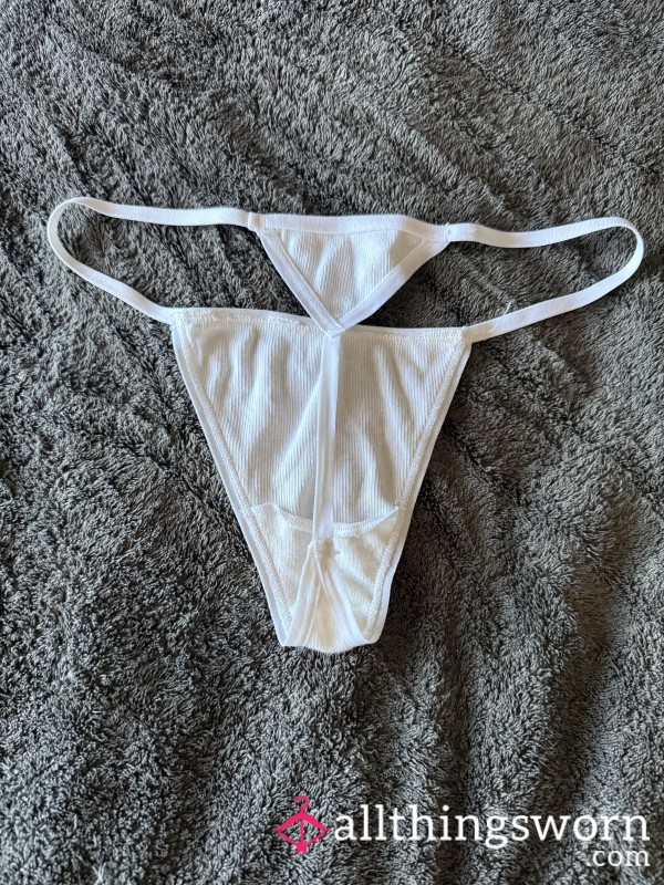 White G-string
