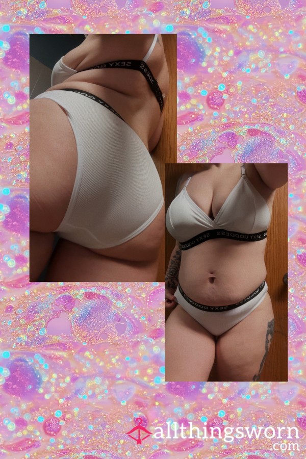 White Goddess Bra And Panty Set