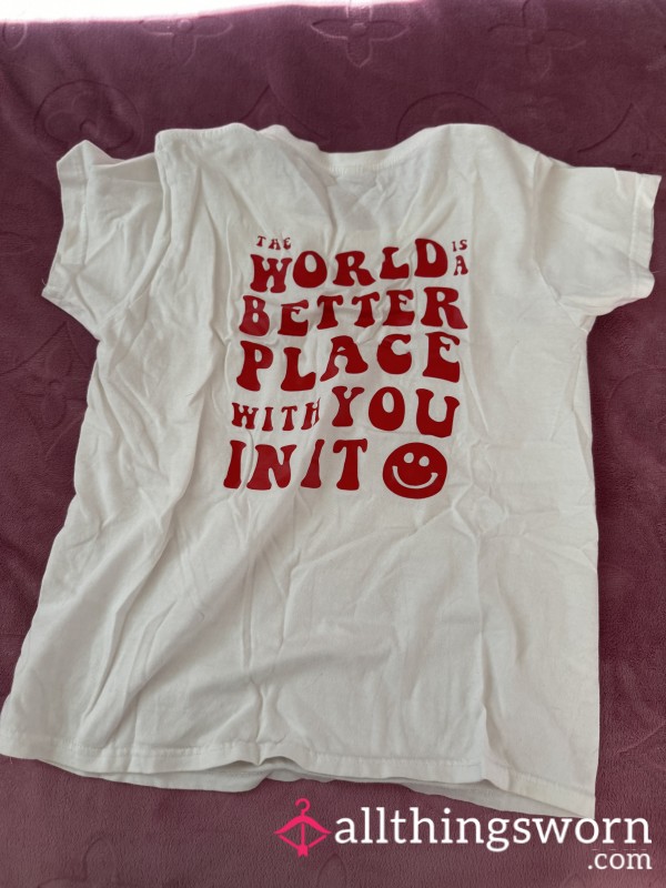 White Gym Shirt - USED
