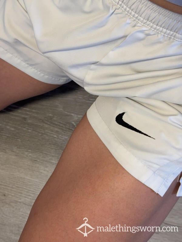 White Gym Shorts