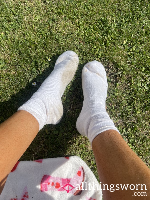 White Gym Socks