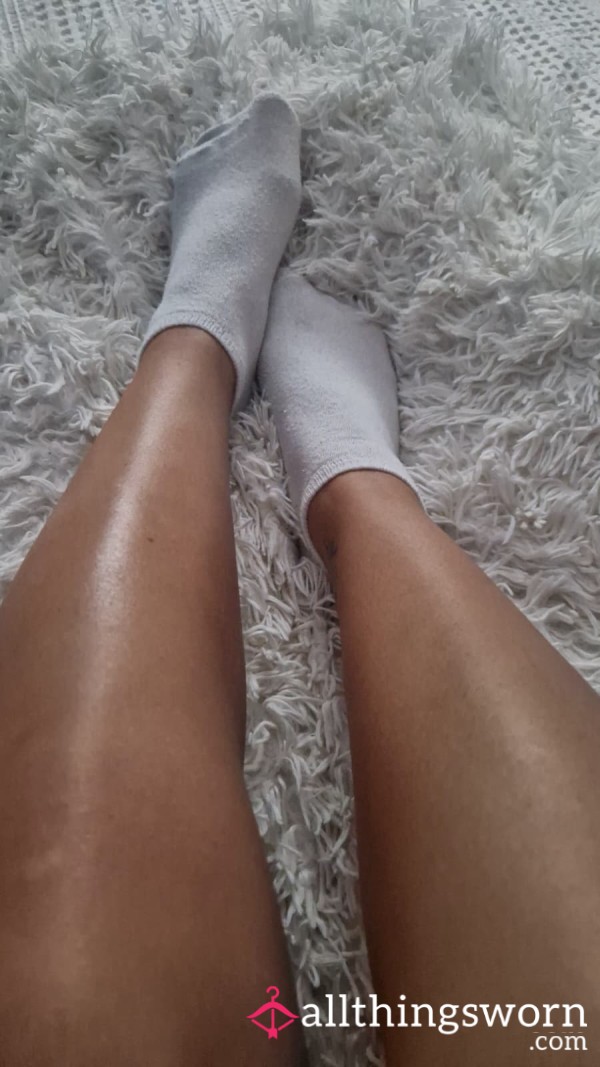 White Gym Socks👟💦