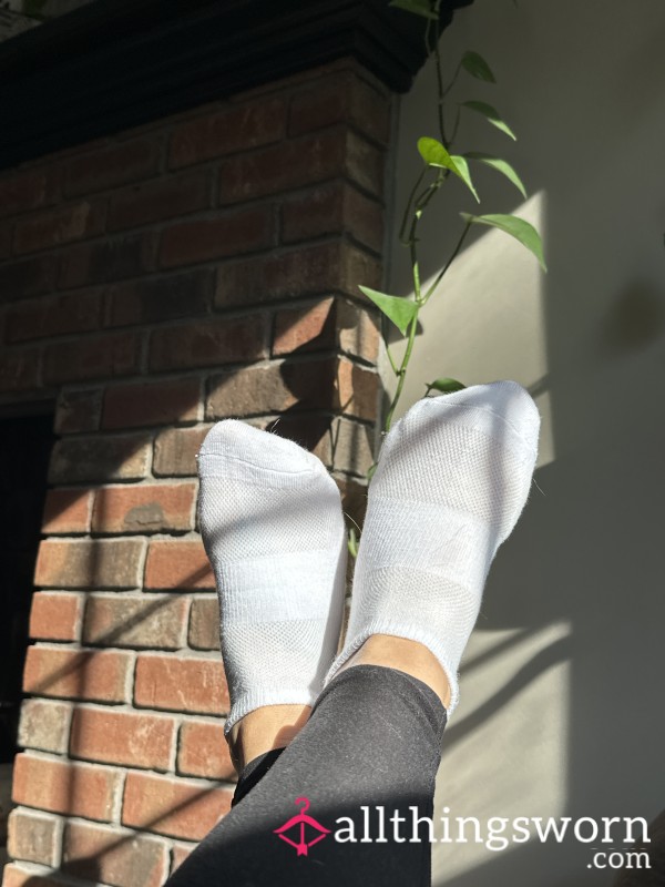White Gym Socks 💦🥵