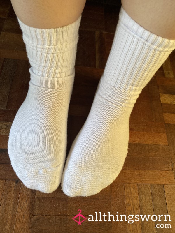 White Gym Socks