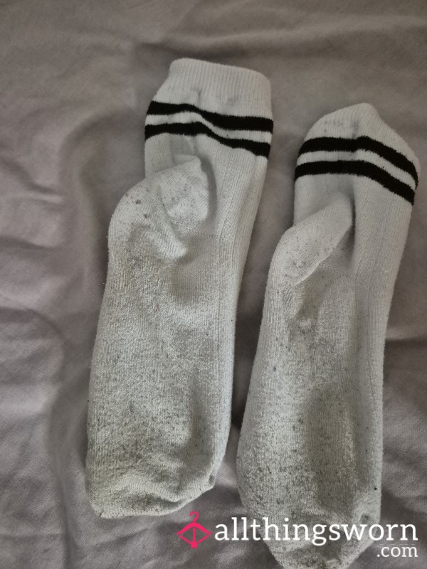 White Gym Socks