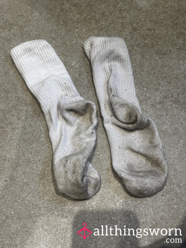White Gym Socks