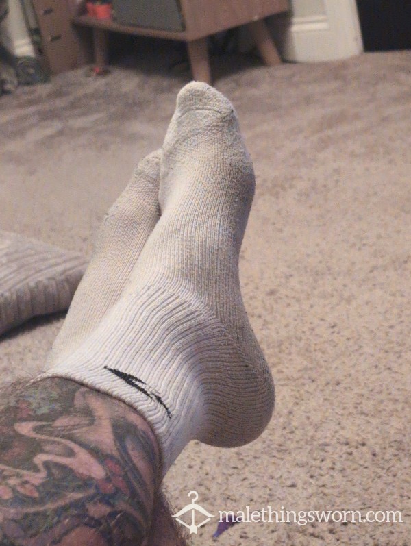 White Gym Socks
