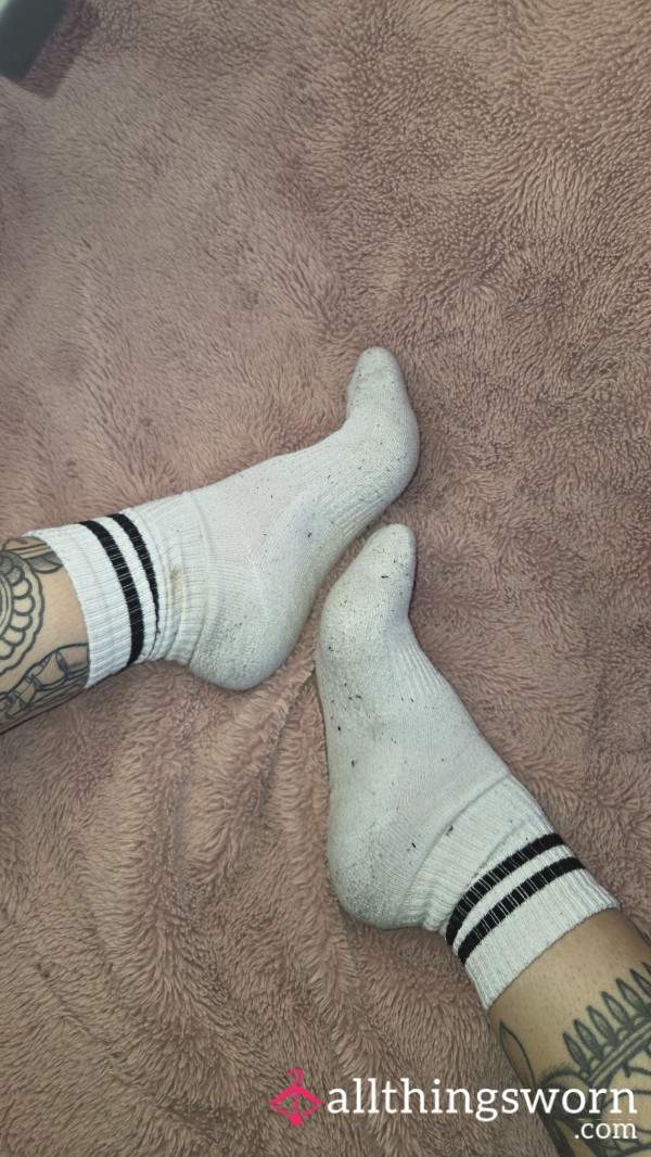 White Gym Socks