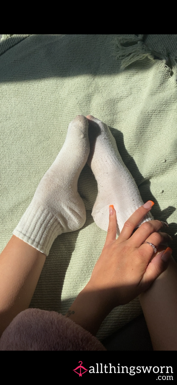 White Gym Socks