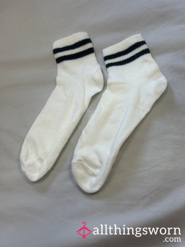 White Gym Socks  - Ready To Wear For You 💋