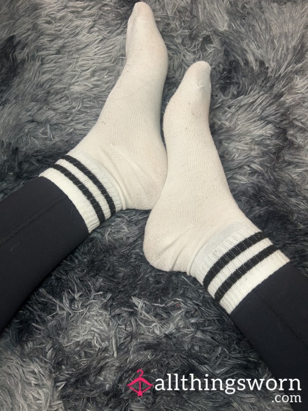 White Gym Socks 💋 Ready To Wear For You 💋
