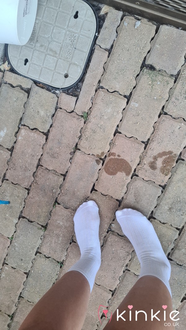 White GYM Socks Size S/M