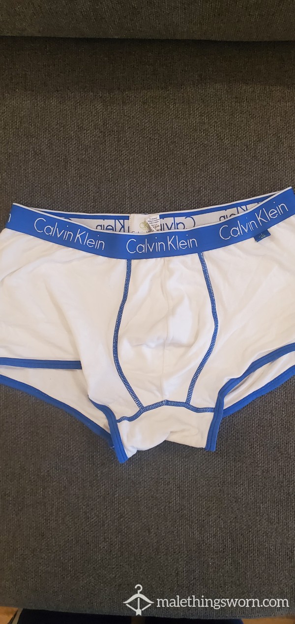 White Gym Sweaty Trunks