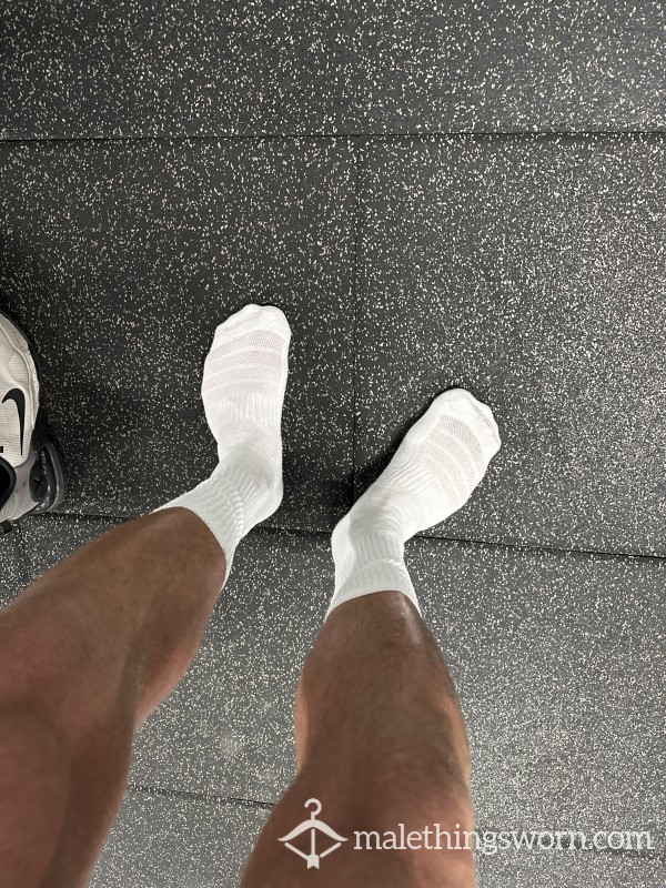 White Gymshark Socks