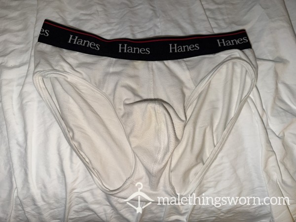 White Hanes Small
