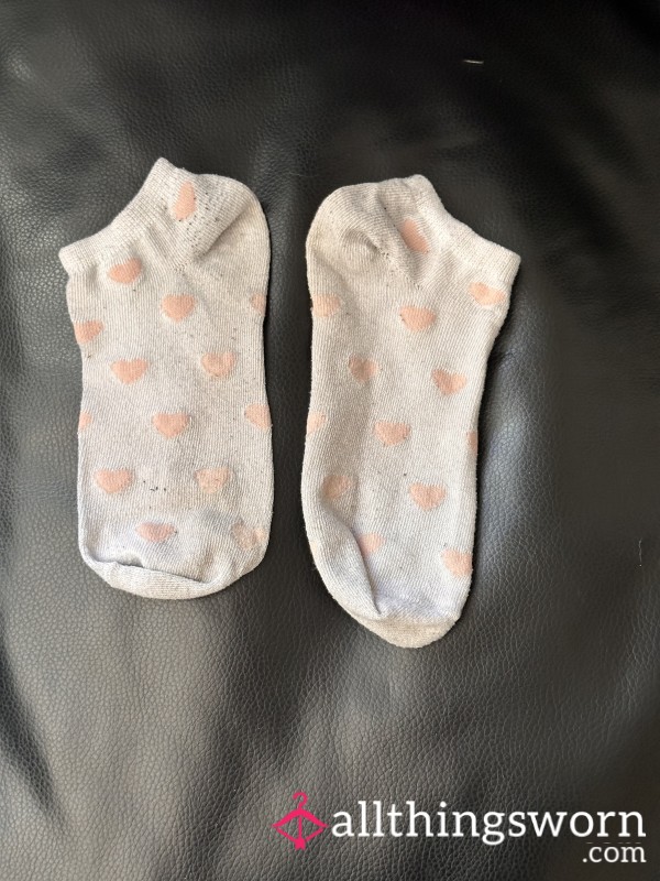 White Heart Socks 💕