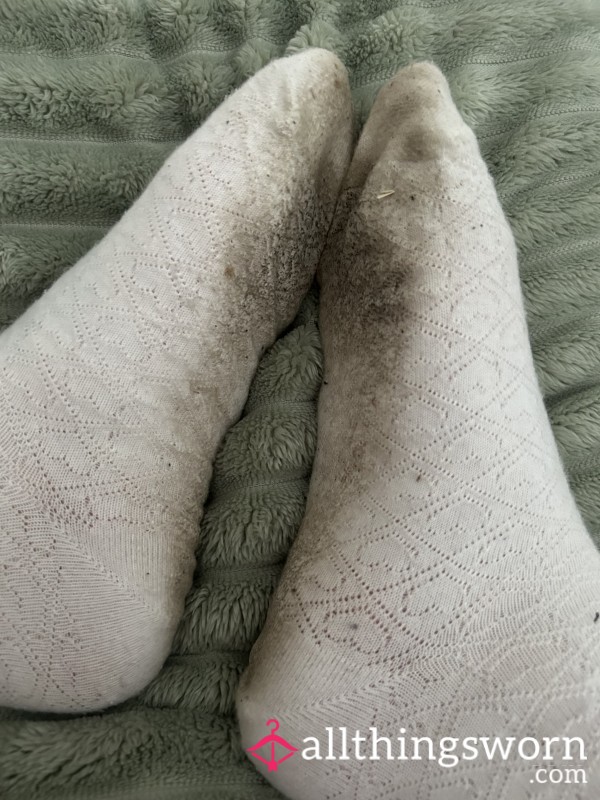 White Heart Socks 🤍