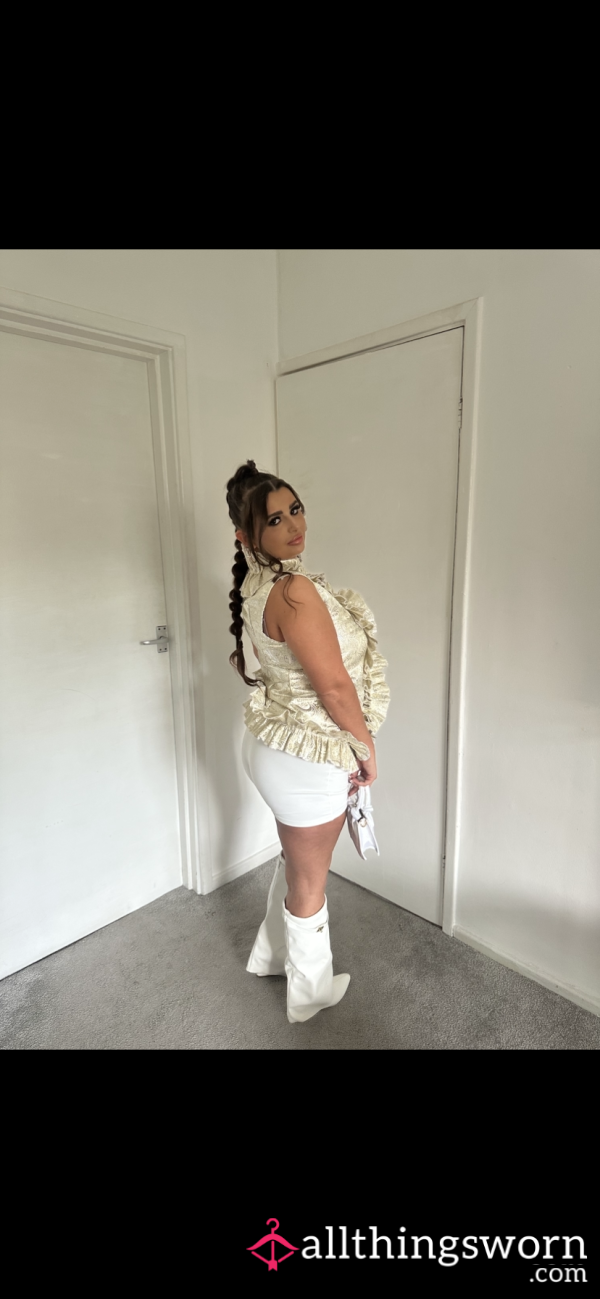 White Heeled Boots