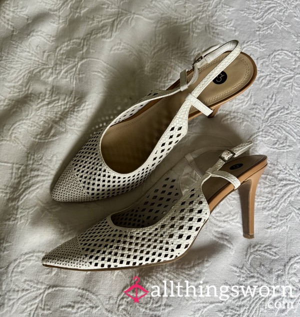 White Heels 🤍 Size 10