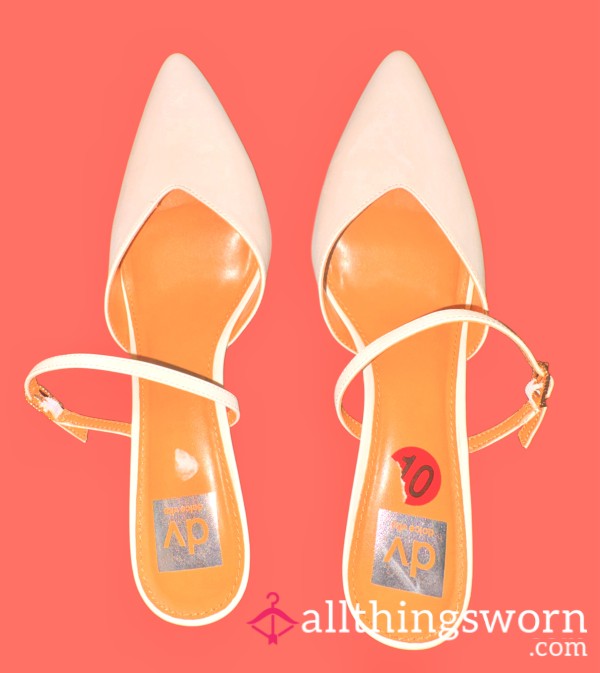 White High Heels Shoes