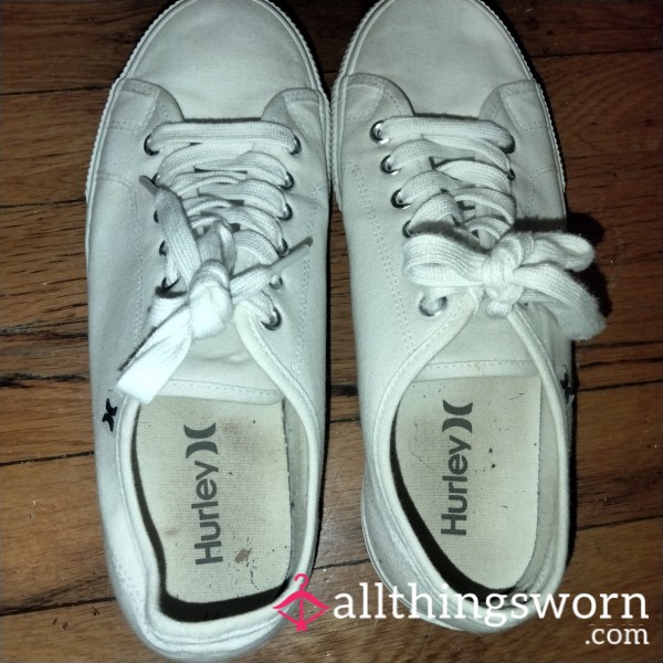 White Hurley Sneakers 👟💋