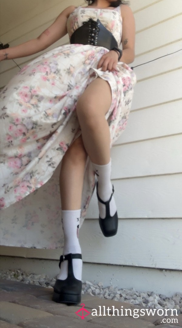 White Ish Socks