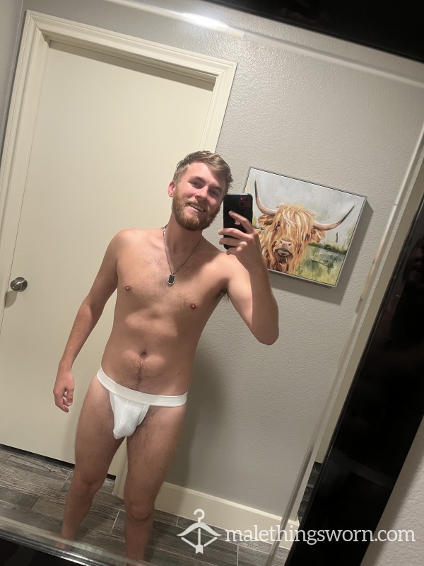 White Jock Strap