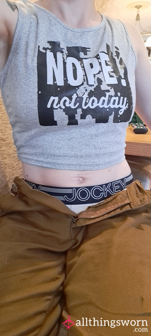 White Jockey Boxer Briefs