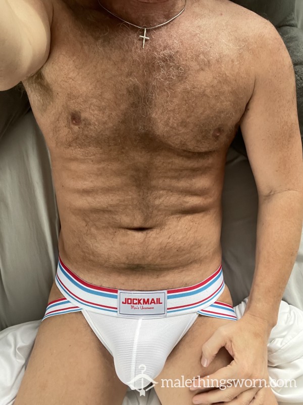 White Jockmail Jock