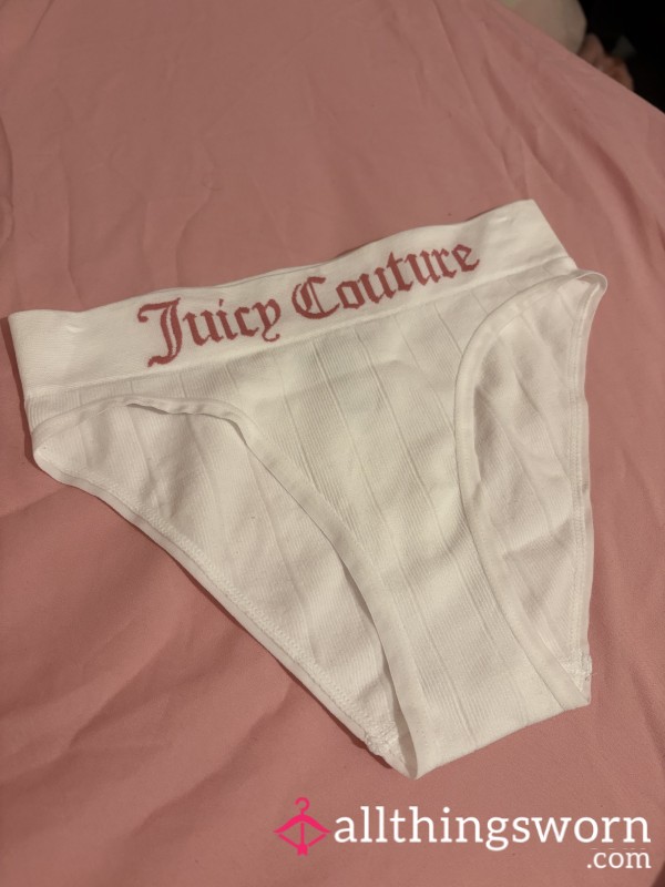 White Juicy Couture Panties