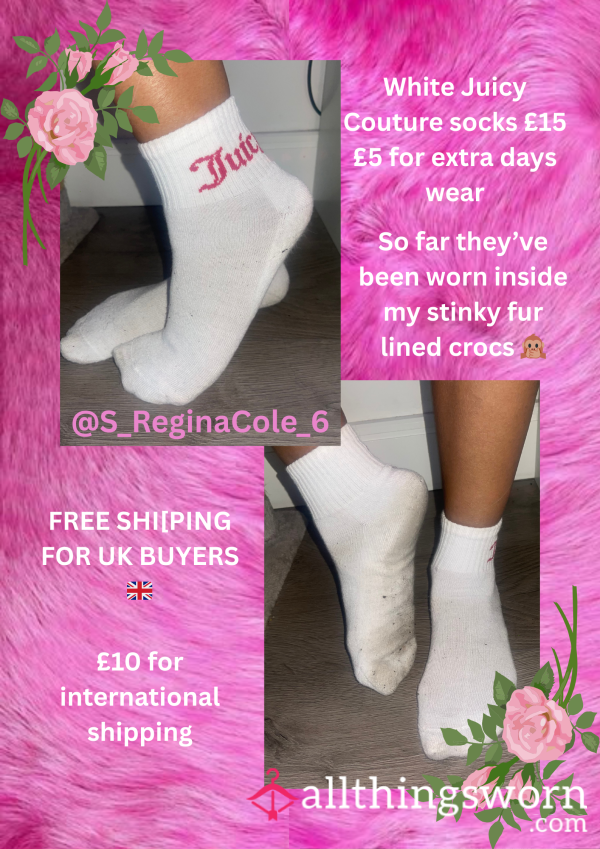 White Juicy Couture Socks