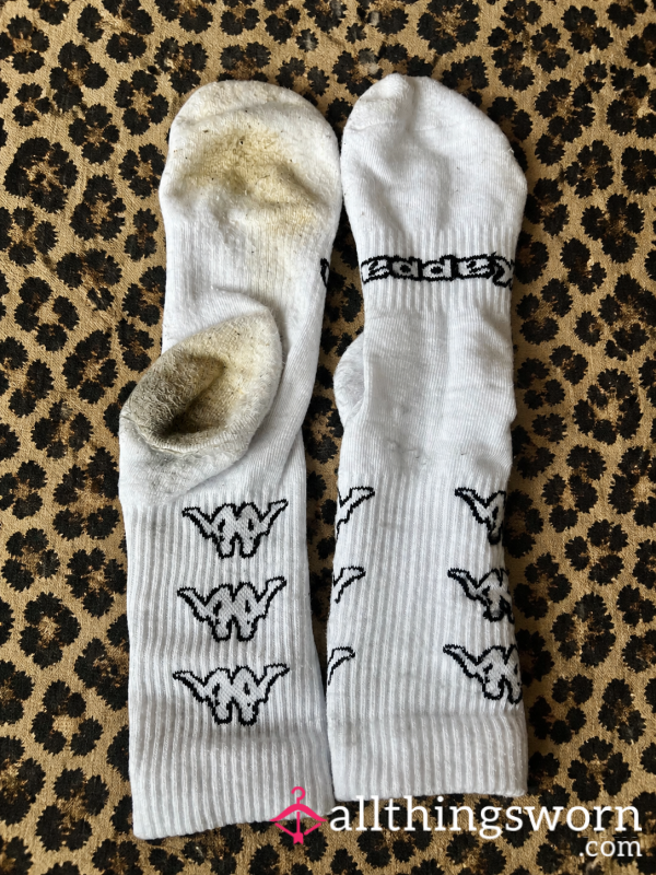 White Kappa Gym Socks 🧦