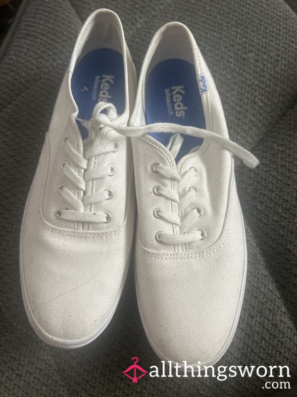White Keds Size 9